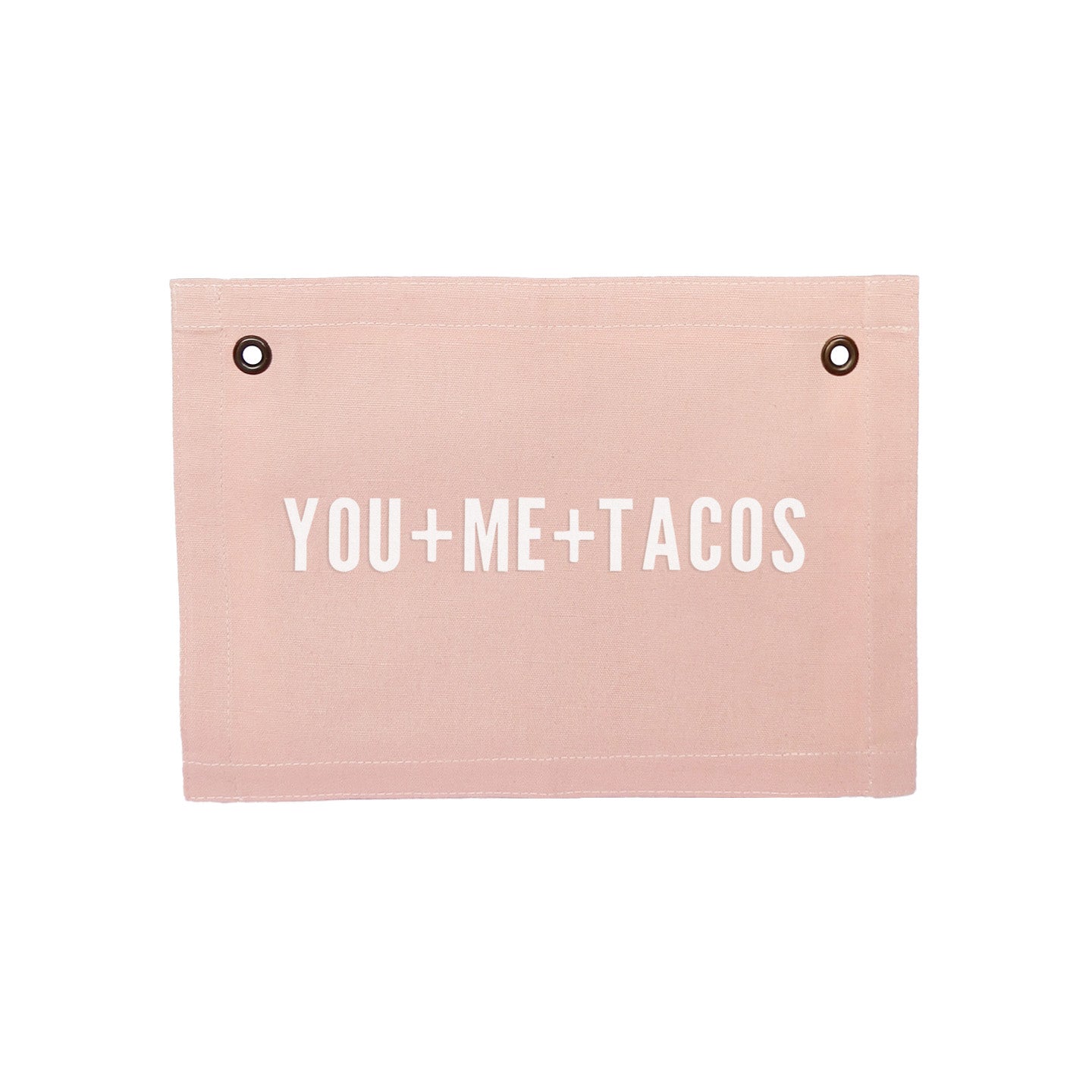 Frankie Jean You+Me+Tacos Small Canvas Flag