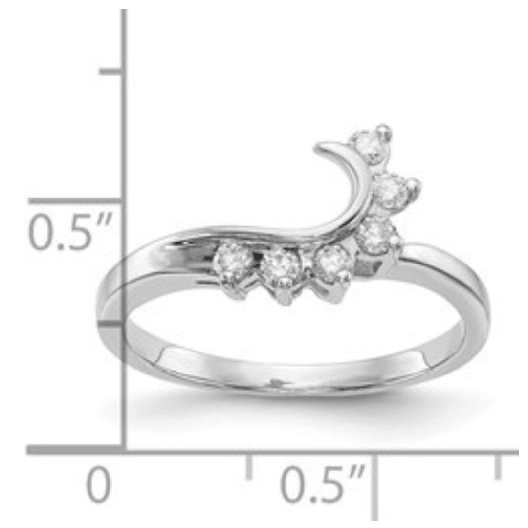 14K White Gold Lab Grown Diamond Ring