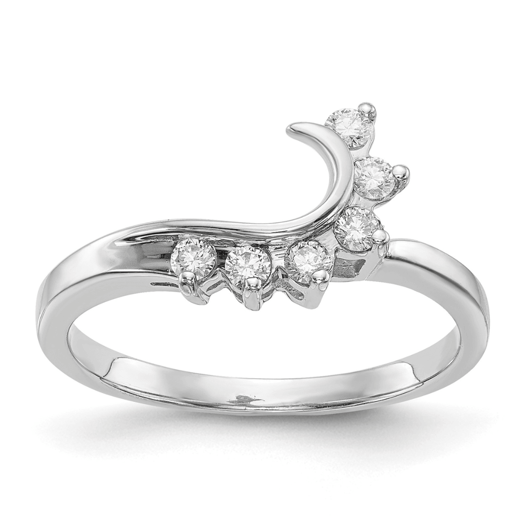 14K White Gold Lab Grown Diamond Ring