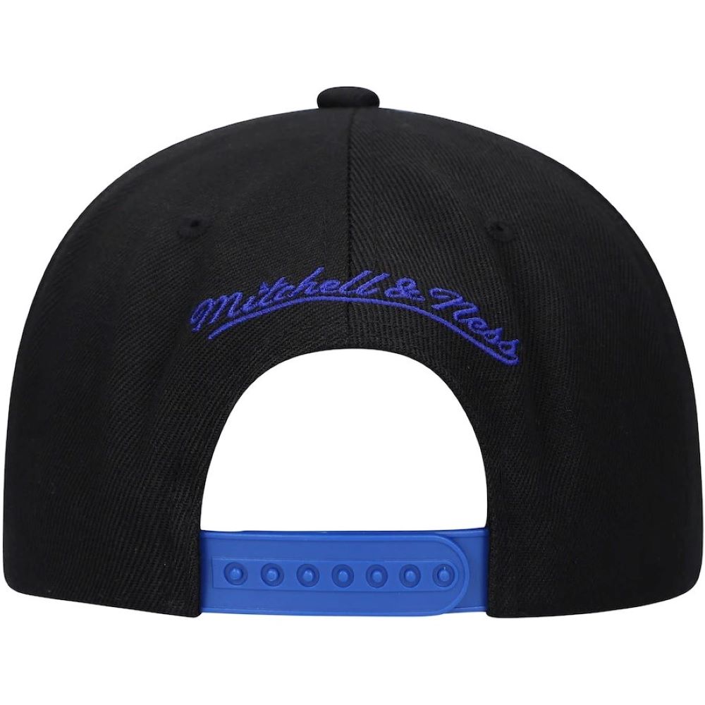 Men's Mitchell & Ness NBA Satin Under Snapback Hwc Pistons - Black