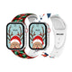 Plaid + White Santa
