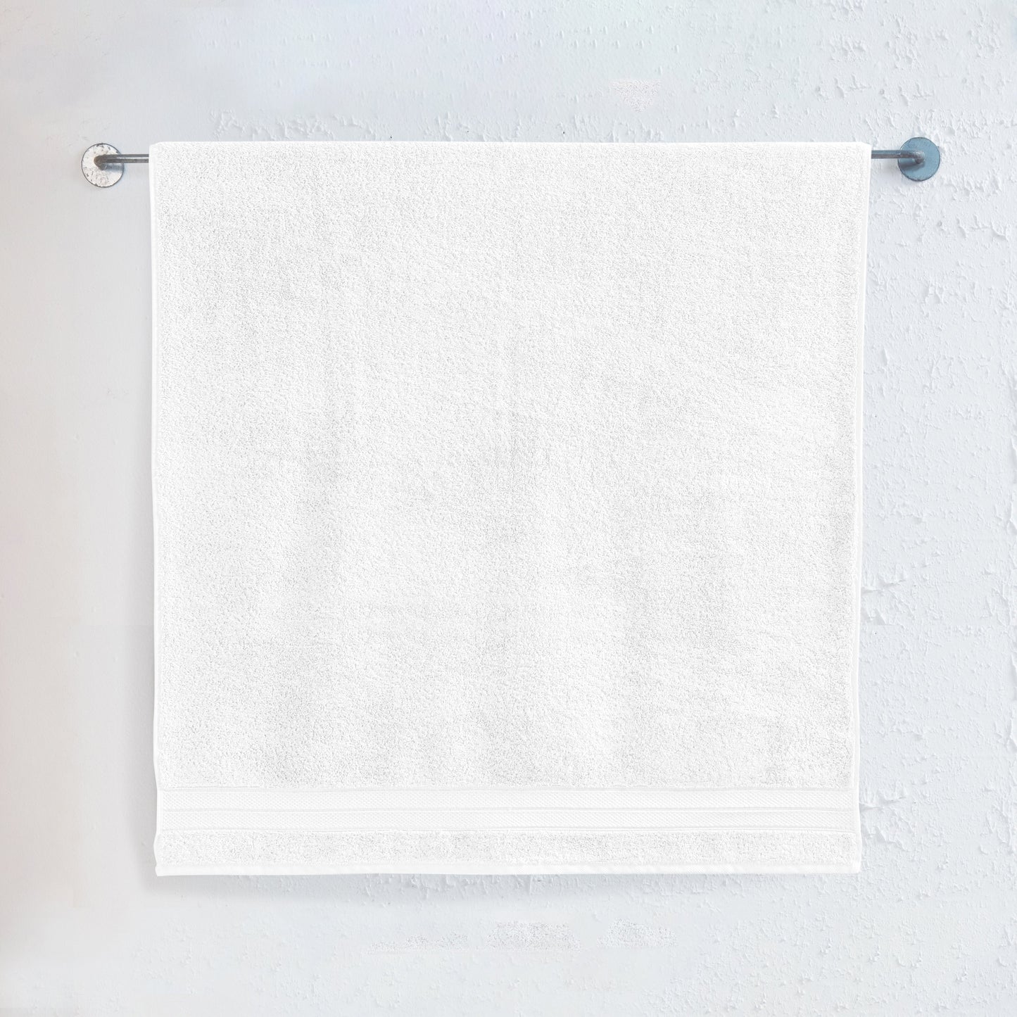 Elegant Comfort 1 Piece Premium Turkish Cotton Three Line Popcorn Jumbo Towel, 35x 70 inch