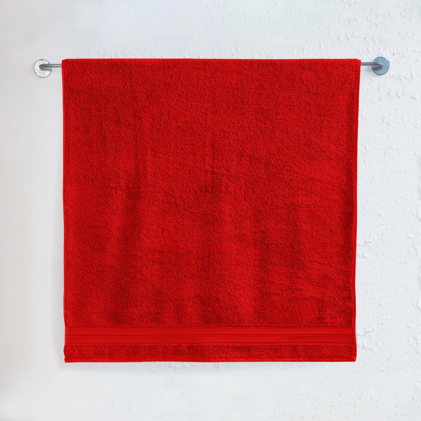 Elegant Comfort 1 Piece Premium Turkish Cotton Three Line Popcorn Jumbo Towel, 35x 70 inch