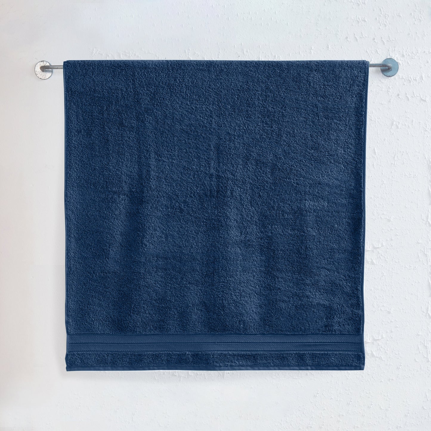 Elegant Comfort 1 Piece Premium Turkish Cotton Three Line Popcorn Jumbo Towel, 35x 70 inch