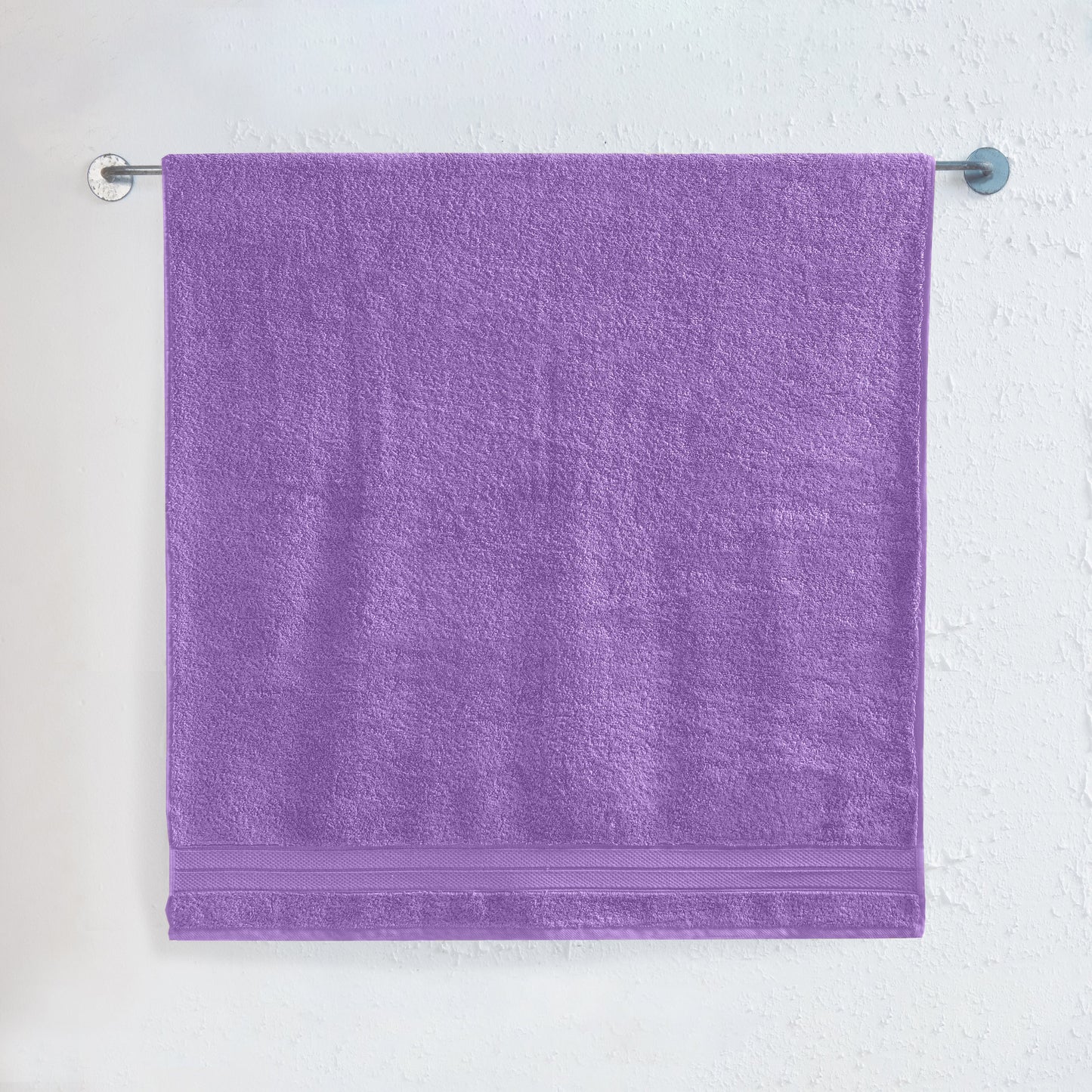 Elegant Comfort 1 Piece Premium Turkish Cotton Three Line Popcorn Jumbo Towel, 35x 70 inch