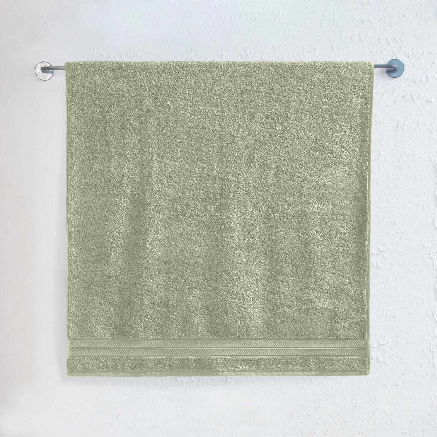 Elegant Comfort 1 Piece Premium Turkish Cotton Three Line Popcorn Jumbo Towel, 35x 70 inch