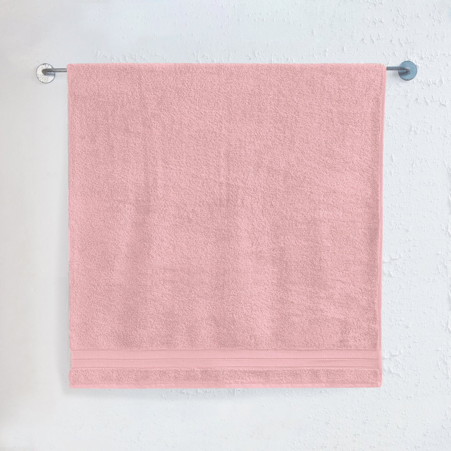 Elegant Comfort 1 Piece Premium Turkish Cotton Three Line Popcorn Jumbo Towel, 35x 70 inch