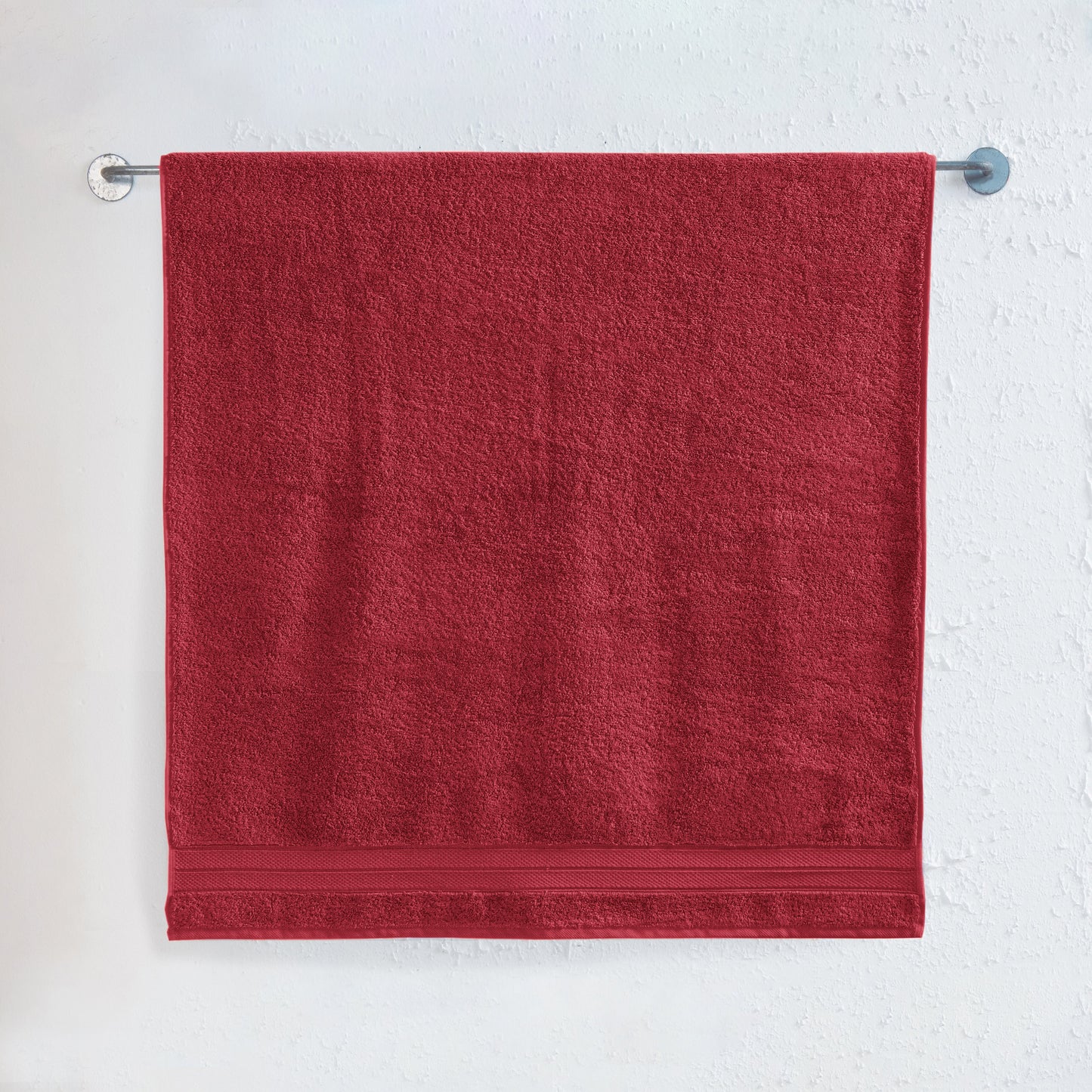 Elegant Comfort 1 Piece Premium Turkish Cotton Three Line Popcorn Jumbo Towel, 35x 70 inch