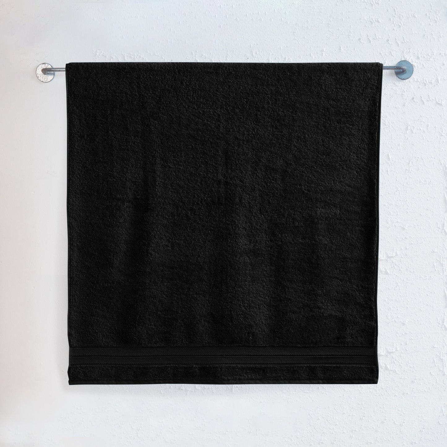 Elegant Comfort 1 Piece Premium Turkish Cotton Three Line Popcorn Jumbo Towel, 35x 70 inch