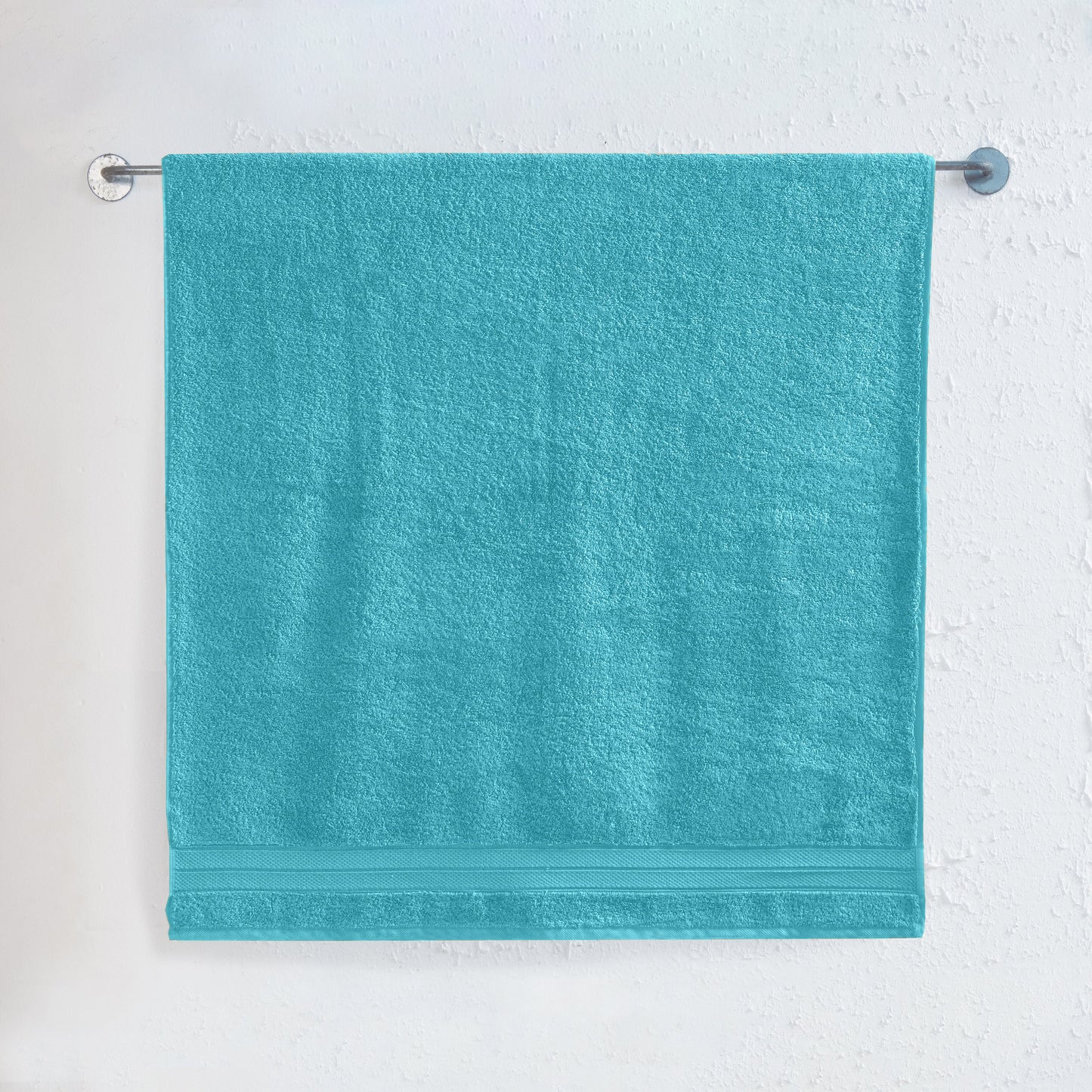 Elegant Comfort 1 Piece Premium Turkish Cotton Three Line Popcorn Jumbo Towel, 35x 70 inch