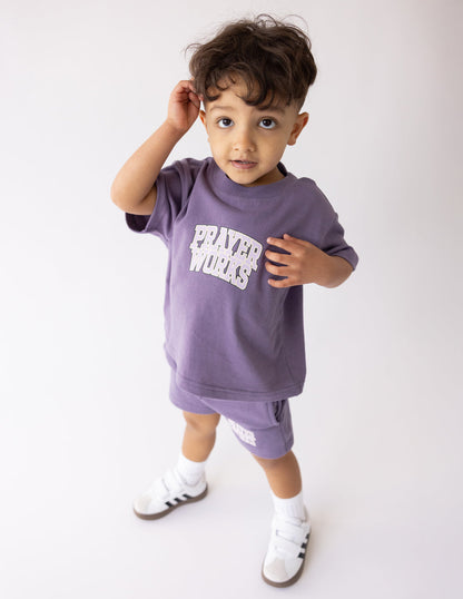 Elevated Faith Prayer Works Kids Tee