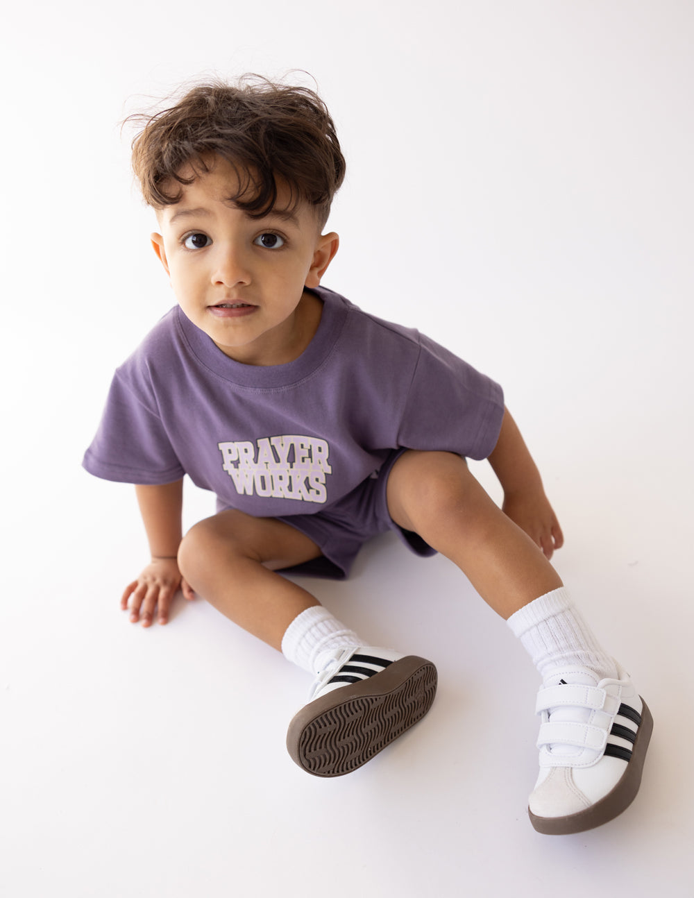 Elevated Faith Prayer Works Kids Tee