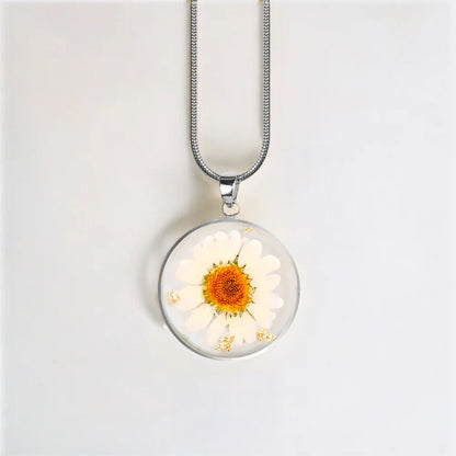 Mint & Lily Pressed Birth Flower Necklace