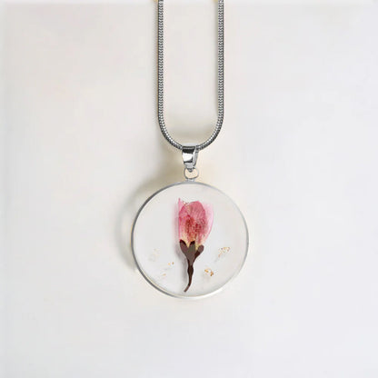 Mint & Lily Pressed Birth Flower Necklace
