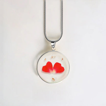 Mint & Lily Pressed Birth Flower Necklace