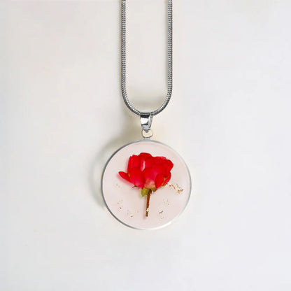 Mint & Lily Pressed Birth Flower Necklace