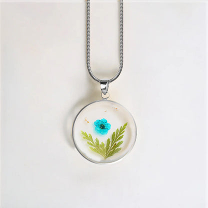 Mint & Lily Pressed Birth Flower Necklace
