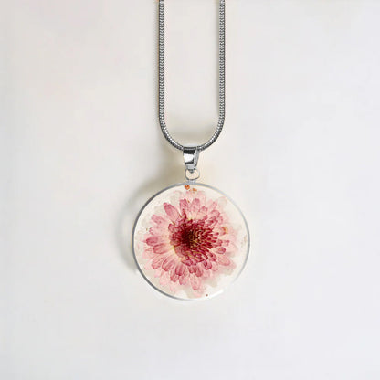 Mint & Lily Pressed Birth Flower Necklace