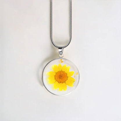 Mint & Lily Pressed Birth Flower Necklace