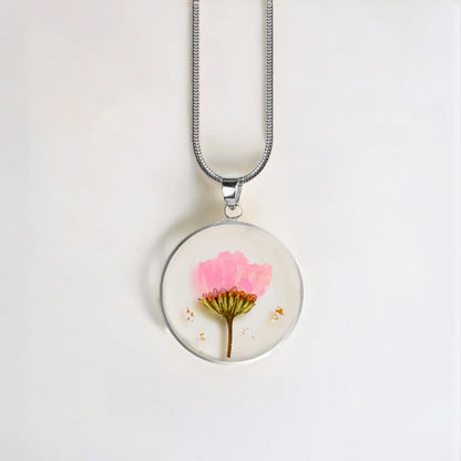 Mint & Lily Pressed Birth Flower Necklace