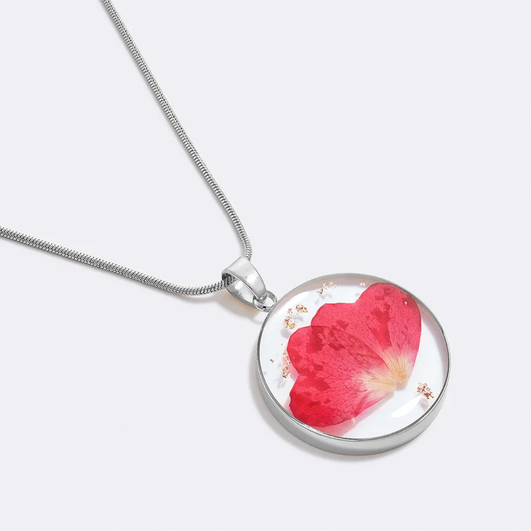 Mint & Lily Pressed Birth Flower Necklace