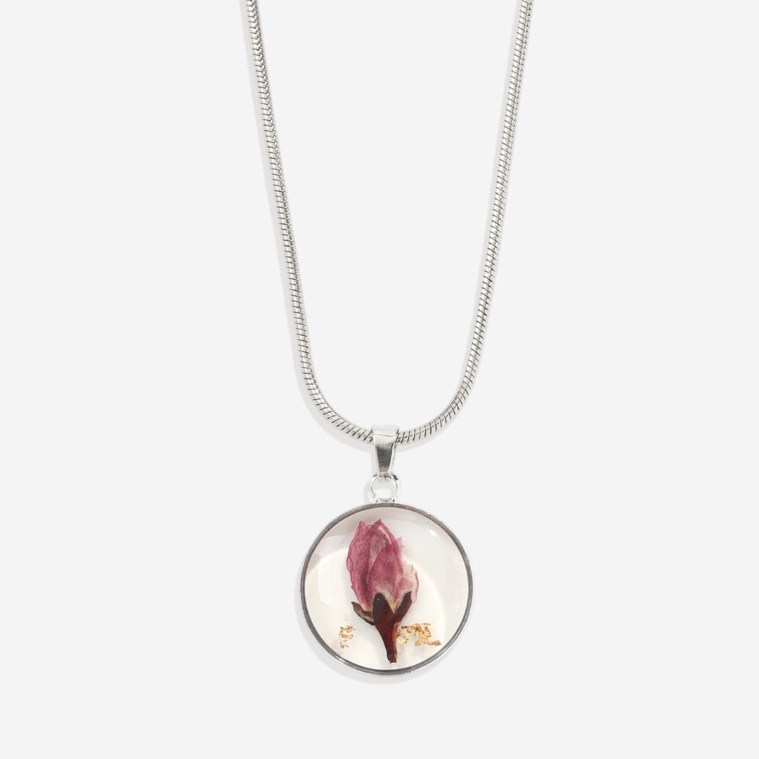Mint & Lily Pressed Birth Flower Necklace