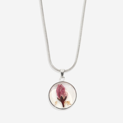 Mint & Lily Pressed Birth Flower Necklace