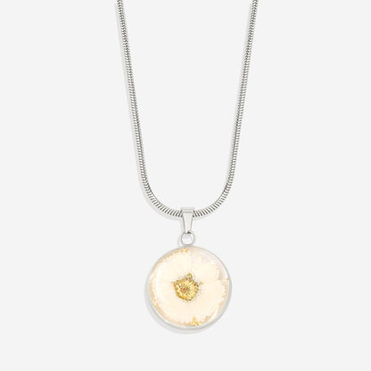 Mint & Lily Pressed Birth Flower Necklace