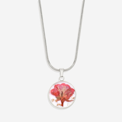 Mint & Lily Pressed Birth Flower Necklace