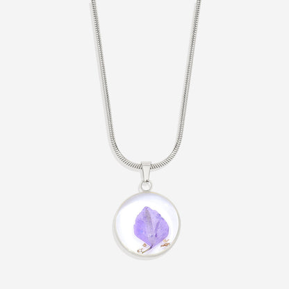 Mint & Lily Pressed Birth Flower Necklace