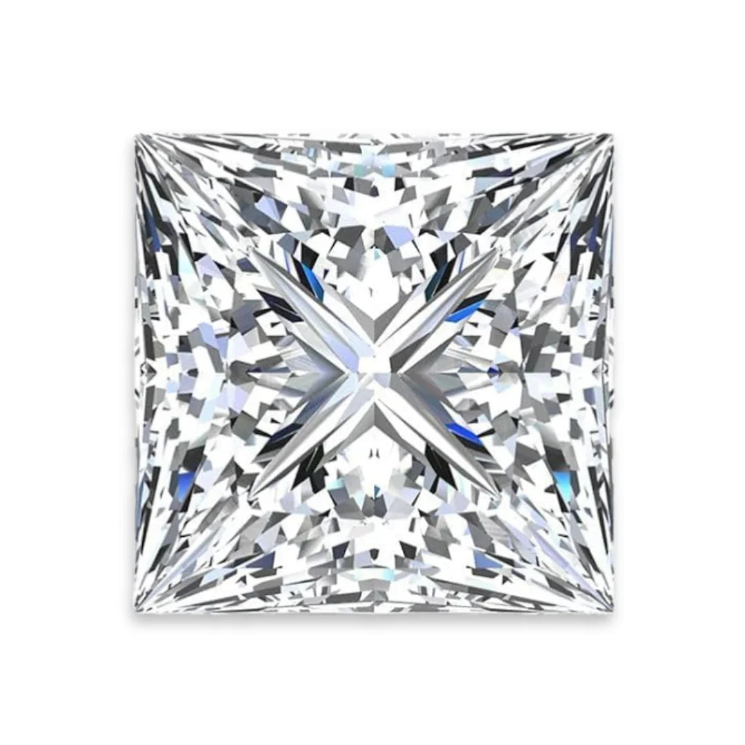 Princess Cut Loose Lab Grown Diamond Stone VVS1 IGI Certified