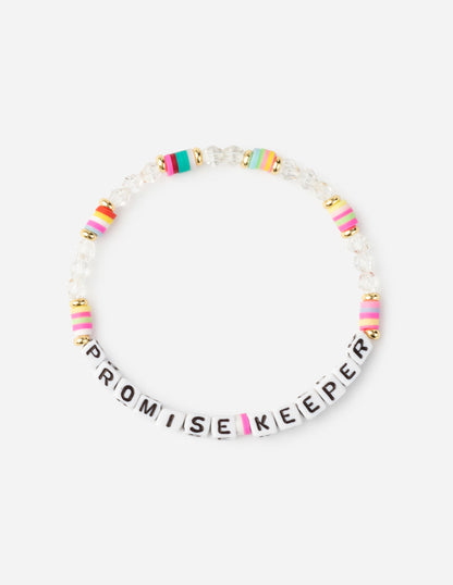 Elevated Faith Promise Keeper Letter Bracelet