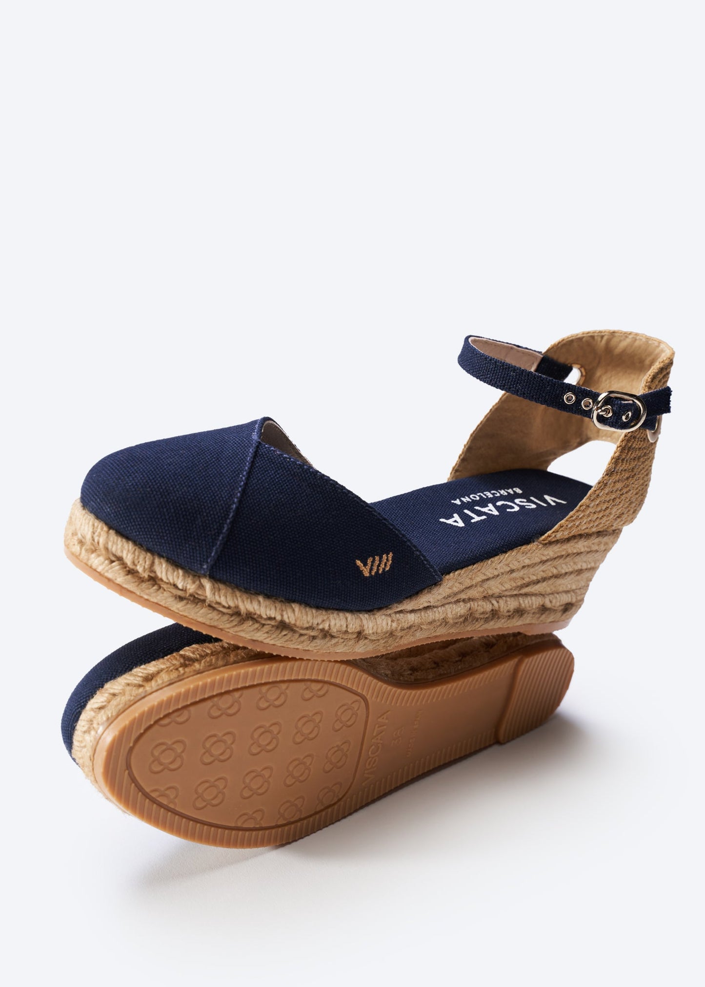 Pubol Canvas Espadrille Wedges by Viscata
