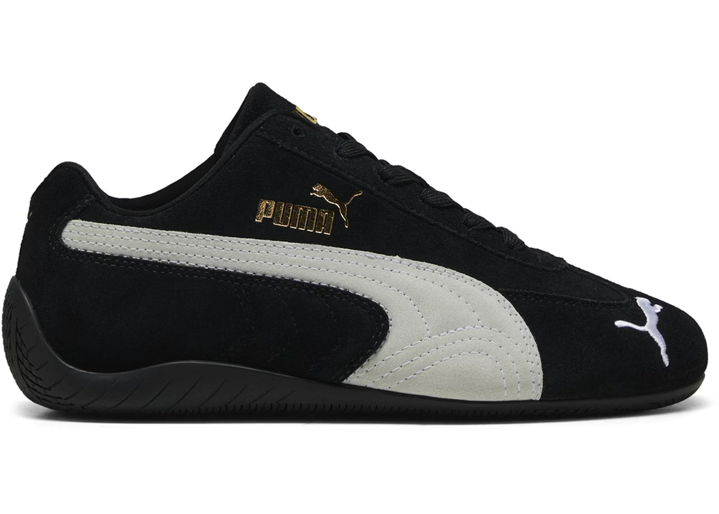 PUMA Speedcat OG Big Kids' (GS) Sneakers — Black Suede Low-Top