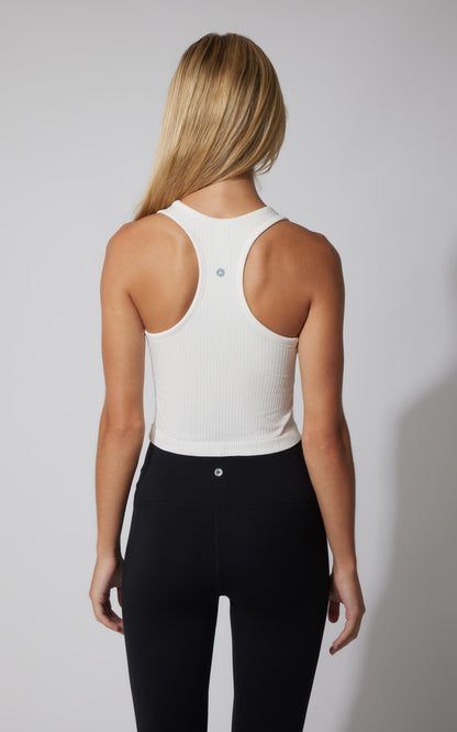 2 PK Racerback Tank with Built in  Bra - Our Petal Tone Story