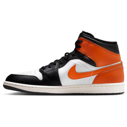 Air Jordan Men's Retro 1 Mid 'Black Toe Starfish'