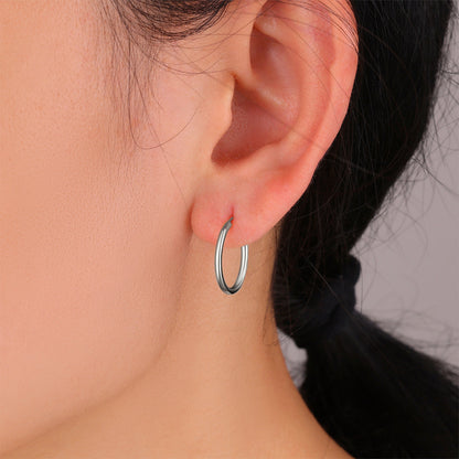 Mint & Lily Endless Hoop Earrings