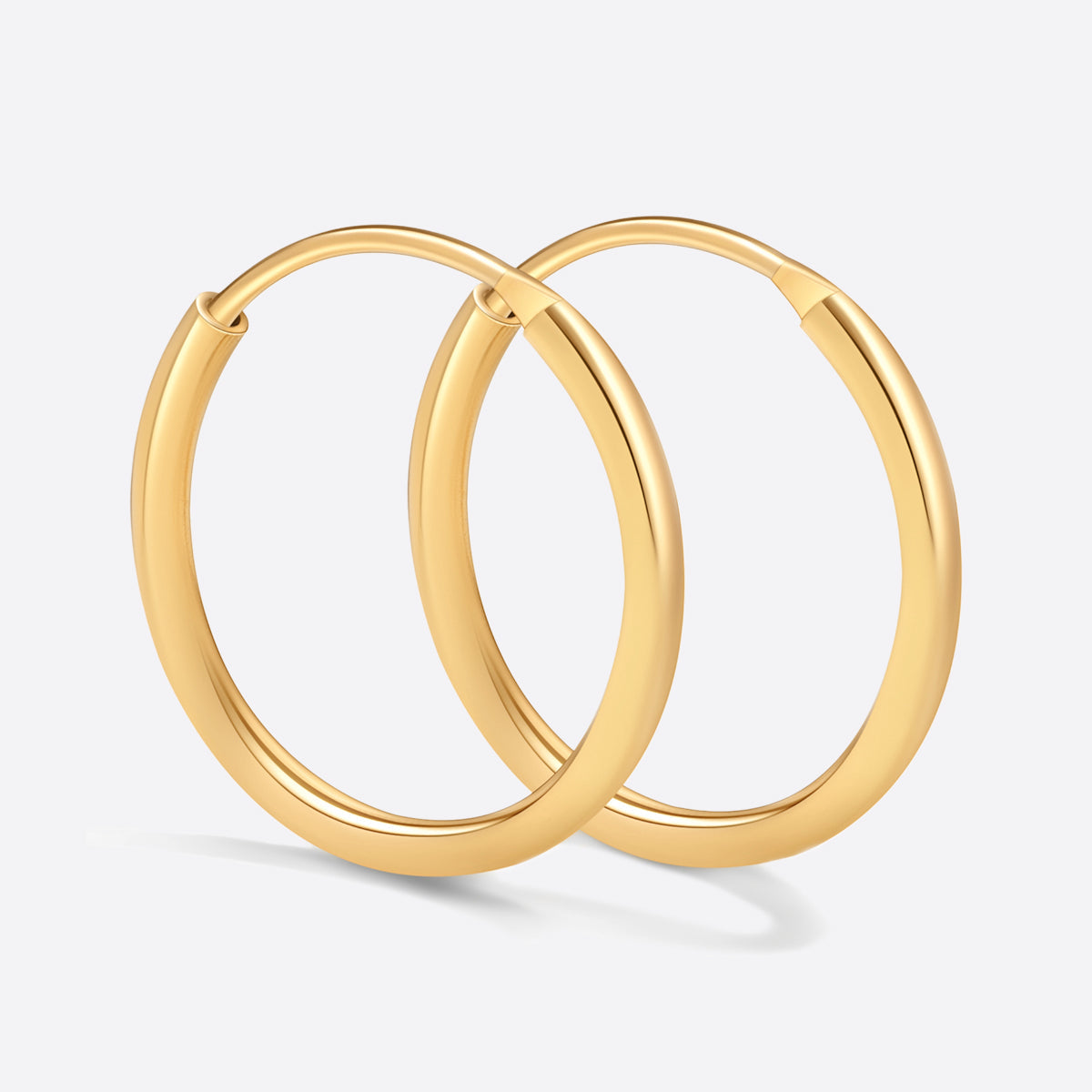 Mint & Lily Endless Hoop Earrings