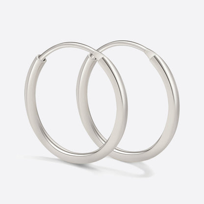 Mint & Lily Endless Hoop Earrings