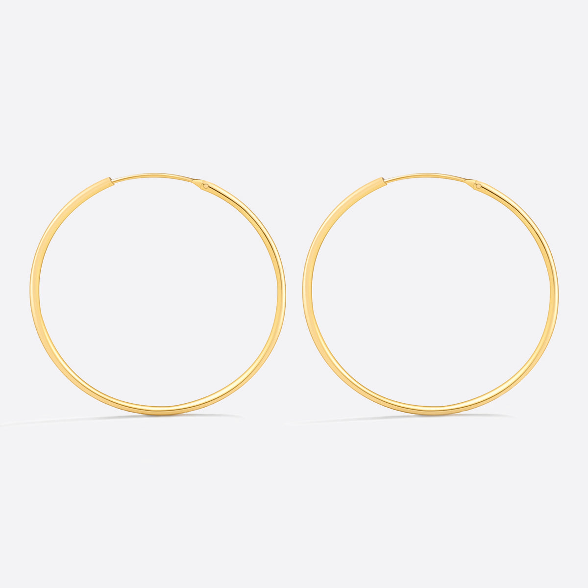 Mint & Lily Endless Hoop Earrings