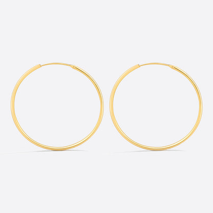 Mint & Lily Endless Hoop Earrings