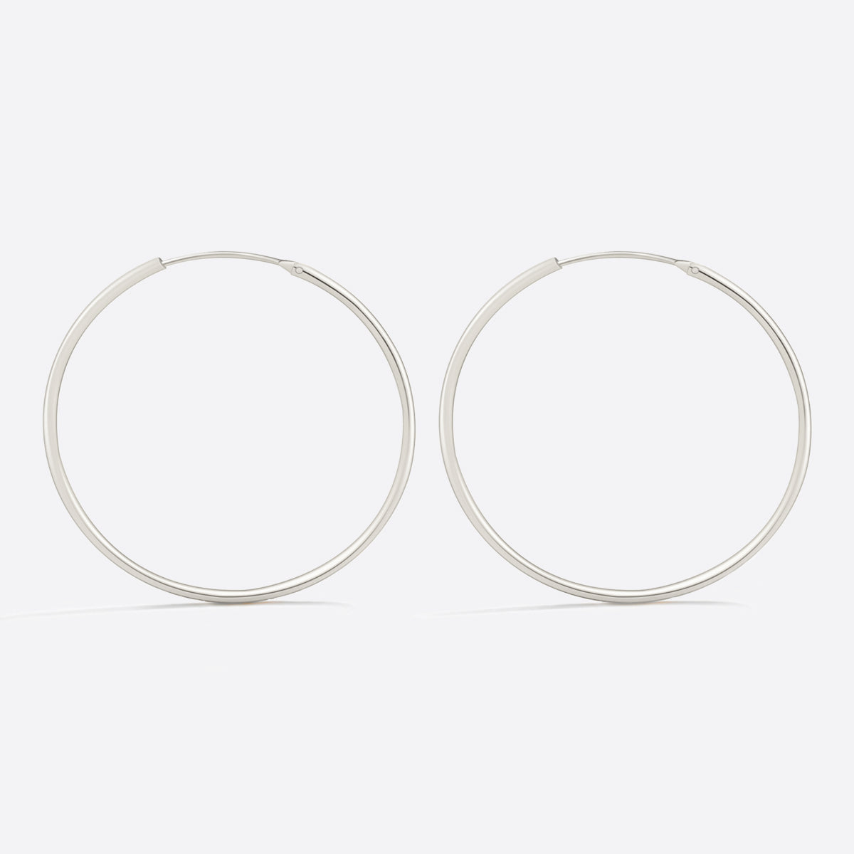 Mint & Lily Endless Hoop Earrings