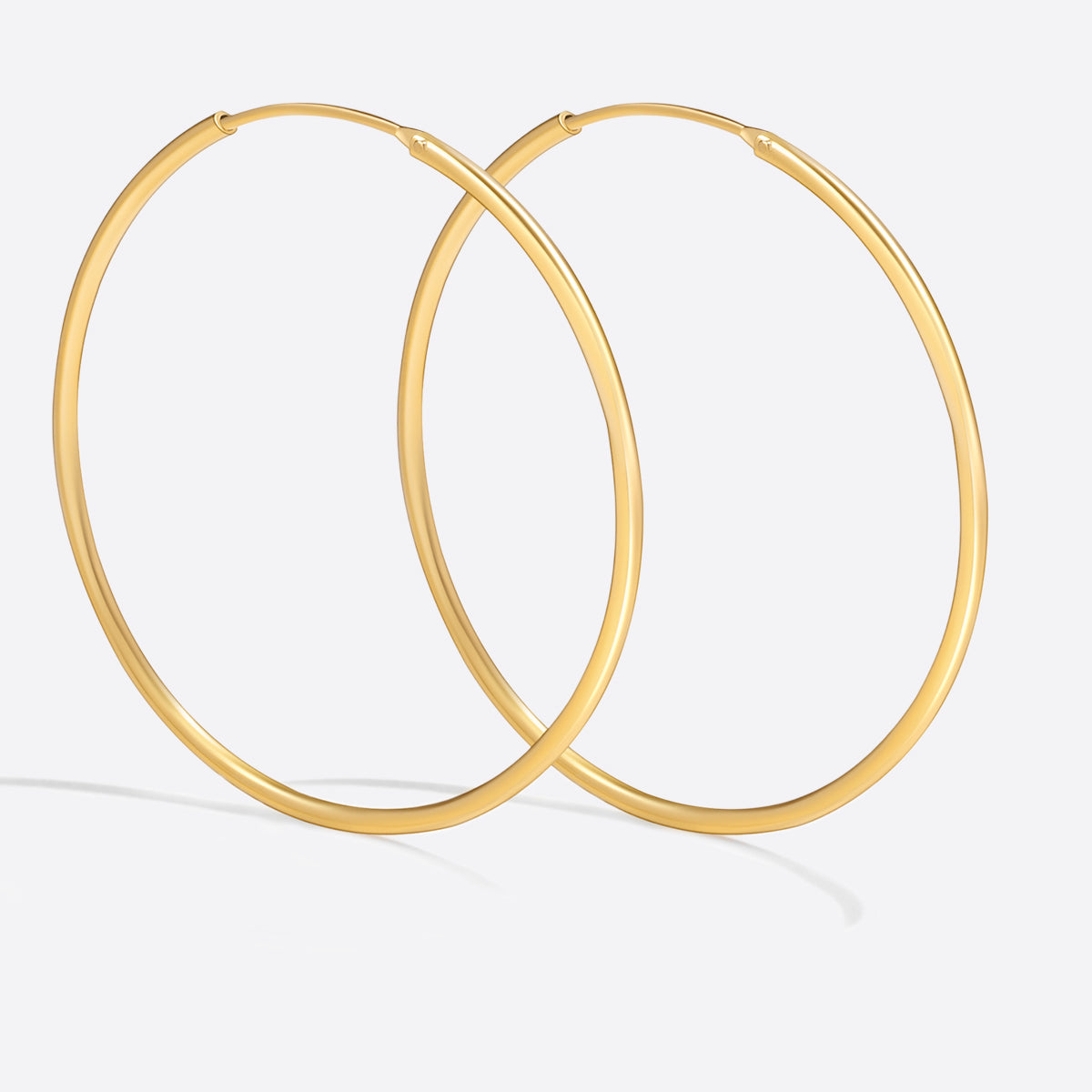 Mint & Lily Endless Hoop Earrings