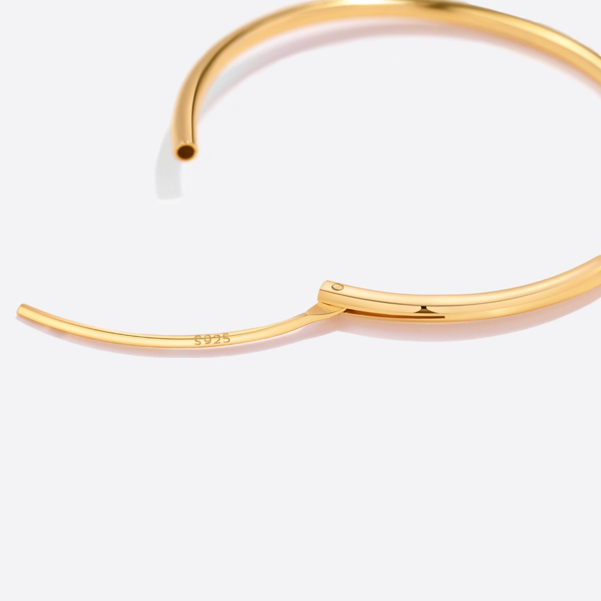 Mint & Lily Endless Hoop Earrings