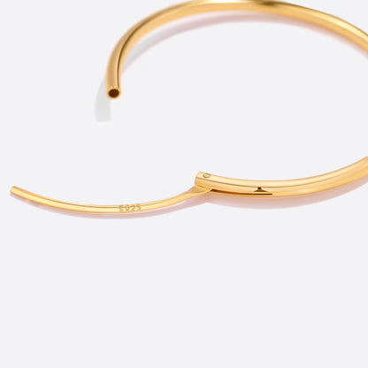 Mint & Lily Endless Hoop Earrings
