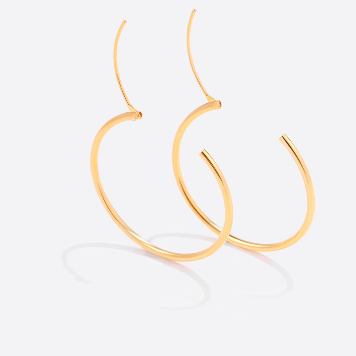 Mint & Lily Endless Hoop Earrings