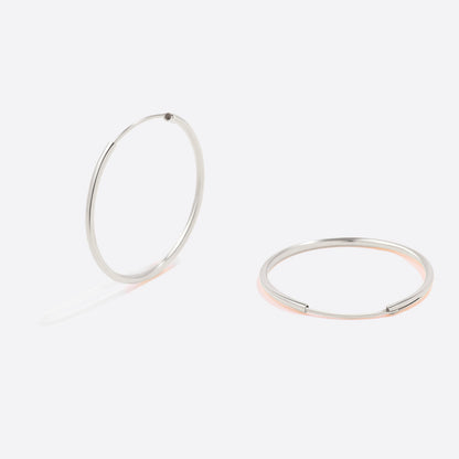 Mint & Lily Endless Hoop Earrings
