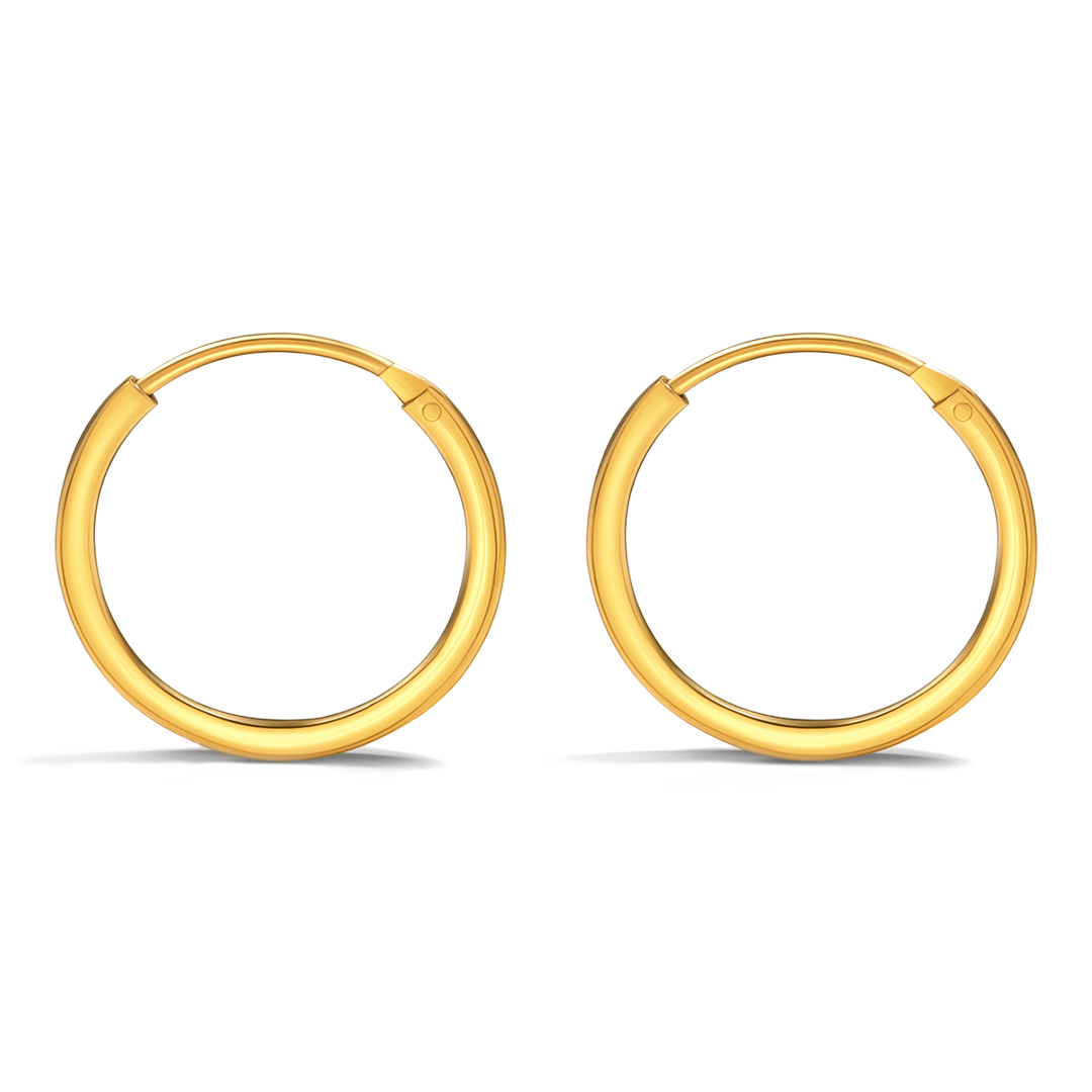 Mint & Lily Endless Hoop Earrings