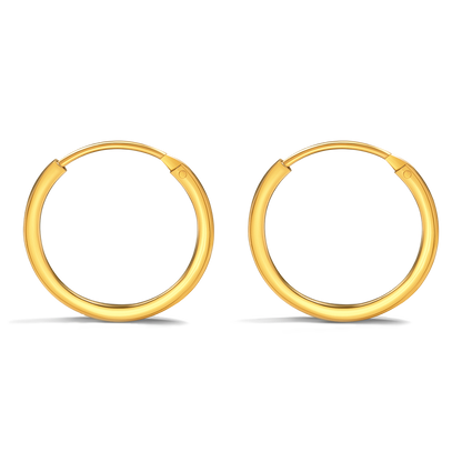 Mint & Lily Endless Hoop Earrings