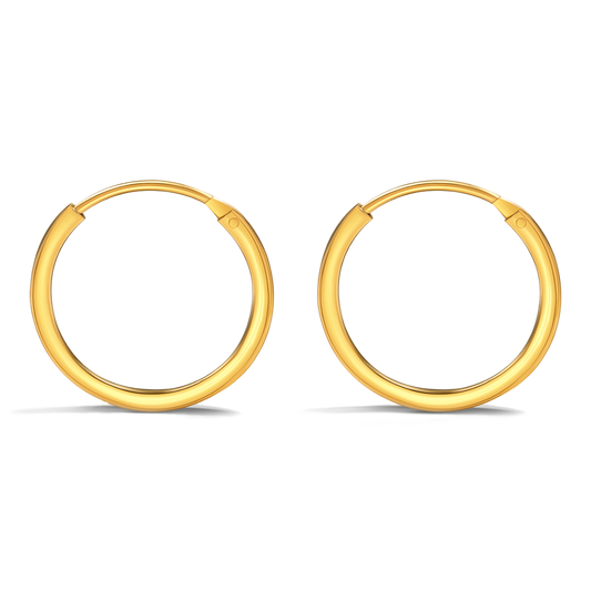Mint & Lily Endless Hoop Earrings